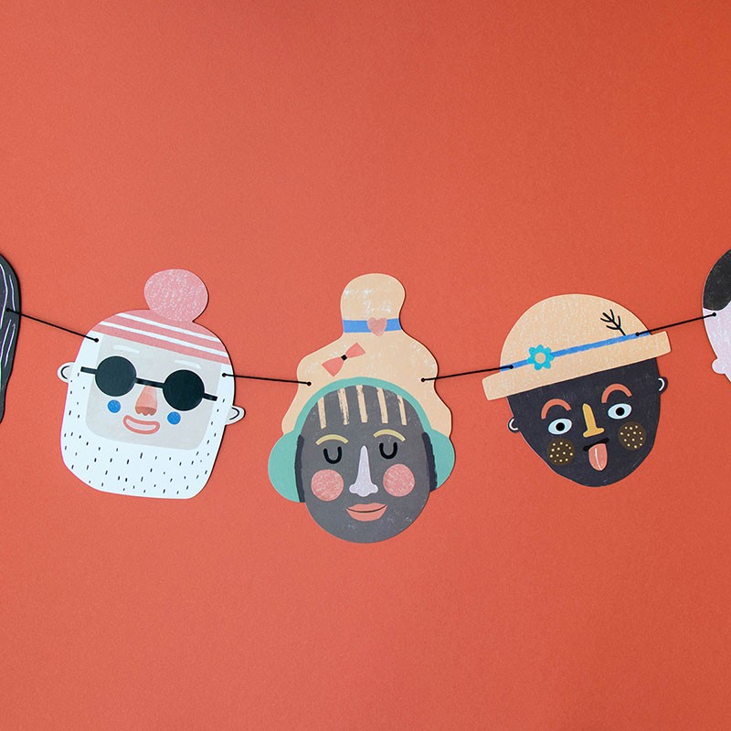 Actividad creativa con pegatinas